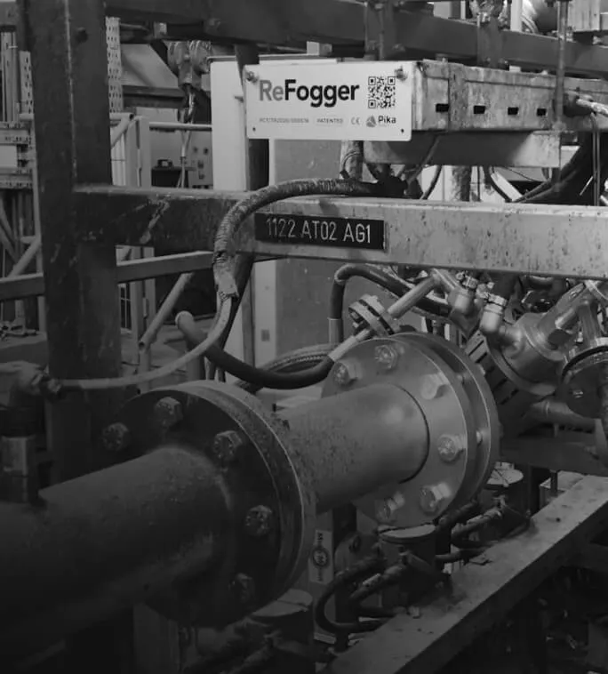 ReFogger unit installed at a panel production plant